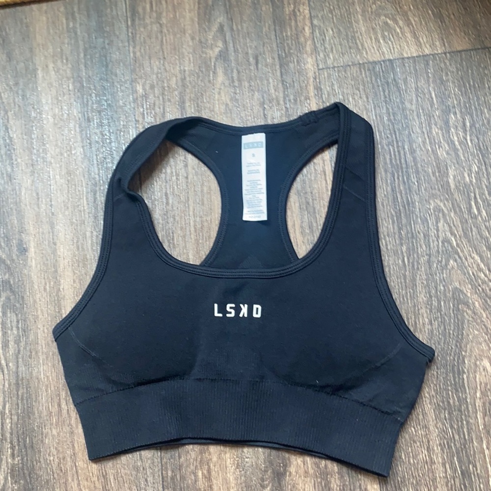 LSKD BLACK SPORTS BRA